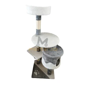 Cat Scratcher Tower - Gray/White