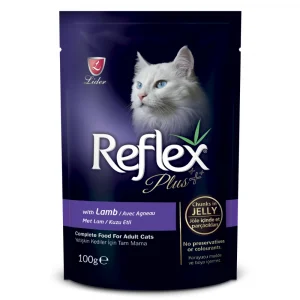 Reflex Plus Pouch Adult Cat Food with Lamb in Jelly (Wet Food)
