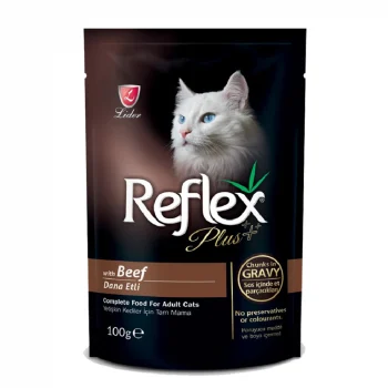 Reflex Plus Adult Cat Food with Beef (Wet Food)