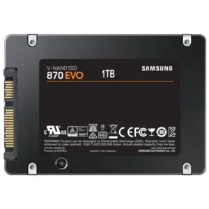 Samsung 870 EVO 1TB SSD Disk MZ-77E1T0BW 560-530 MB/s, 2.5 ", SATA