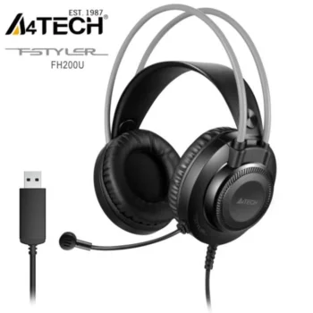 A4Tech FH-200U Gray USB Headset With Microphone