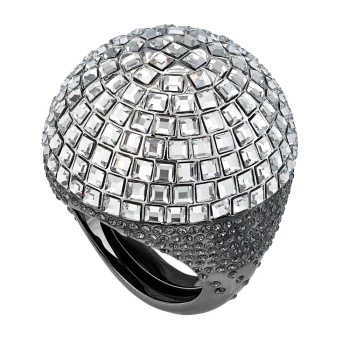 Swarovski SW5511384 5511384 Black 50-52 Statement Ring