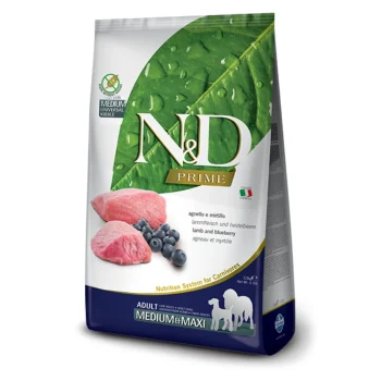 N&D Prime Dog Lamb & Blueberry Adult Medium/Maxi 12kg