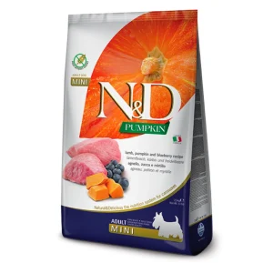 N&D Grain Free Dog Pumpkin Lamb & Blueberry Adult Mini 2.5kg