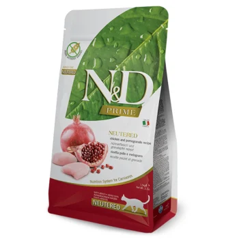 N&D Prime Cat Chicken & Pomegrante Neutered 1.5kg