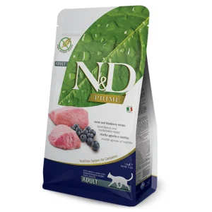 N&D Prime Cat Lamb & Blueberry Adult Cat 10kg