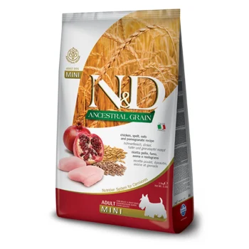 N&D Low Ancestral Grain Dog Chicken & Pomegrante Adult Mini 2.5kg