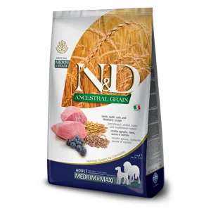 N&D Low Ancestral Grain Dog Lamb & Blueberry Adult Medium/Maxi 12kg