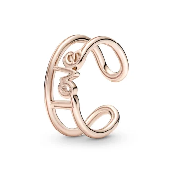 Pandora 180077c00 Rose Gold Me Collection Ring