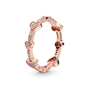Pandora 187729cz Rose Gold 50 Ring