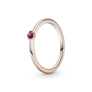 Pandora 189259c01 Red Rose Gold Ring