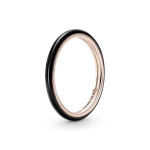 Pandora 189655c01 Black Rose Gold Me Collection Ring