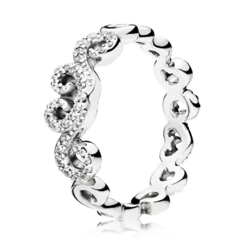 Pandora 197117cz Silver 54 Ring