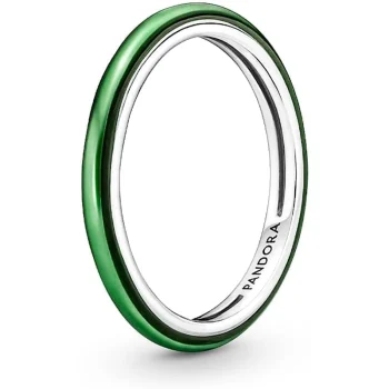 Pandora 199655c03 Green Silver Me Collection Ring