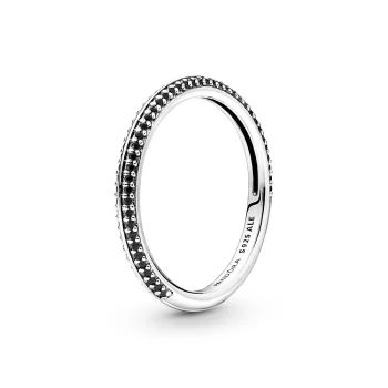Pandora 199679c02 Black Silver Me Collection Ring