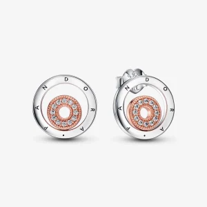 Pandora 282314c01 Silver/Rose Earring