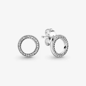 Pandora 290585cz Silver Earring