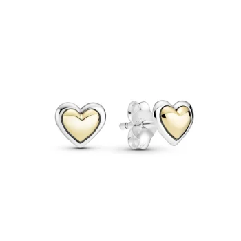 Pandora 299389c00 Silver/Gold Earring