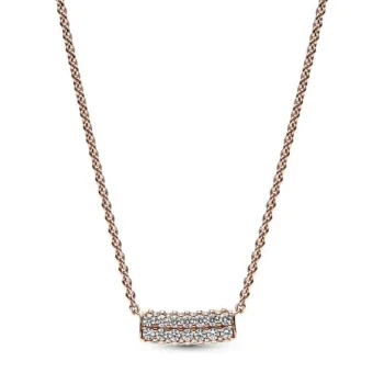Pandora 382621c01 Rose Gold 45 Necklace
