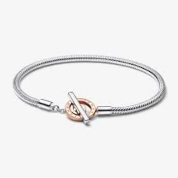 Pandora 582309c00 Silver/Rose 19 Bracelet