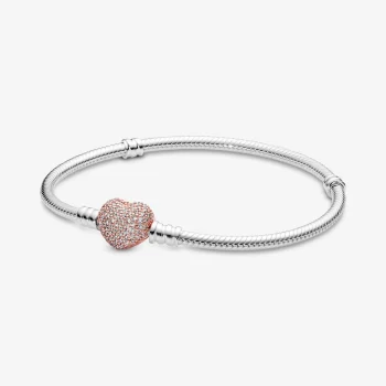 Pandora 586292cz Silver/Rose Bracelet