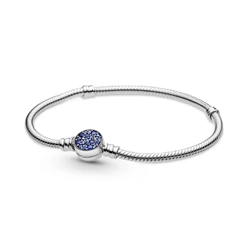Pandora 599288c01 Blue Silver Bracelet