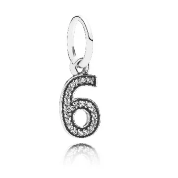 Pandora 791344cz 6 Silver Pendant