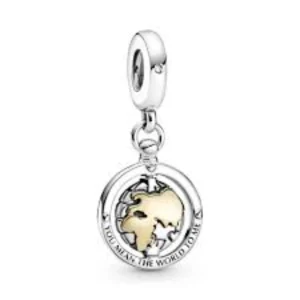 Pandora 799303c01 Silver/Rose Charm