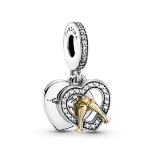 Pandora 799322c01 Silver/Gold Charm