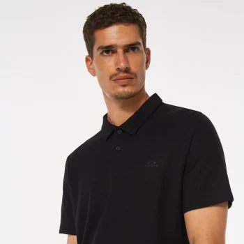 Oakley FOA401724 02E Black Lifestyle Polo Shirt