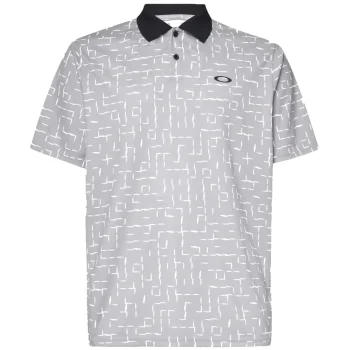 Oakley FOA403086 9G2 Gray Golf Polo Shirt