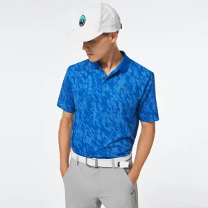 Oakley FOA403162 62T Blue Golf Polo Shirt
