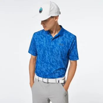 Oakley FOA403162 62T Blue Golf Polo Shirt