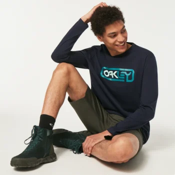 Oakley FOA404019 6AC Navy Blue Lifestyle T-Shirt