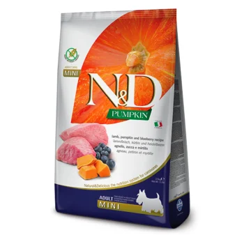 N&D Grain Free Dog Pumpkin Lamb Blueberry Adult Mini 7kg