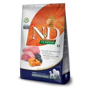 N&D Grain Free Dog Pumpkin Lamb Blueberry Adult Medium/Maxi 12kg
