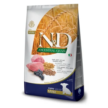 N&D Low Ancestral Grain Dog Lamb Blueberry Puppy Mini 7kg