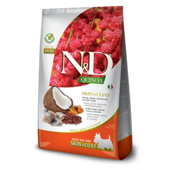 N&D Quinoa Dog Skin Coat Herring Adult Mini 2.5kg