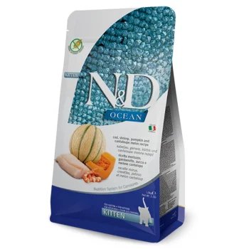 N&D Ocean Cat Cod, Shrimp, Pump, Cantal Kitten 5kg