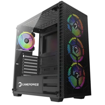Gamepower Horizon Rgb Gaming Mesh 550w 80+ Case