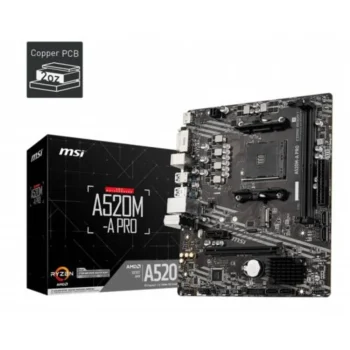 Msi A520m-A Pro Ddr4 S+V+Gl Am4 Motherboard