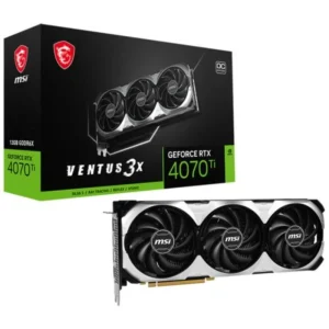 Msi Rtx4070ti Ventus 3x Oc 12gb 192bit Gddr6 Graphics Card