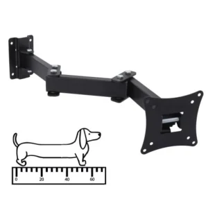 17-27" Moving Monitor Hanger Apparatus Wb-05
