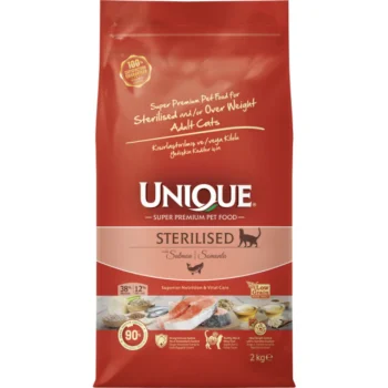 Unique Low Grain Adult Sterilised Cat Food Salmon 2kg