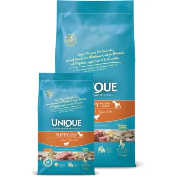 Unique Low Grain Puppy Medium&Large Breed Lamb And Rice 3kg