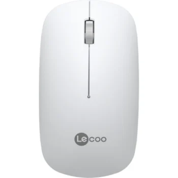 Lecoo Ws214 White Wireless Mouse