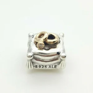 Pandora 790549d Silver/Gold Charm