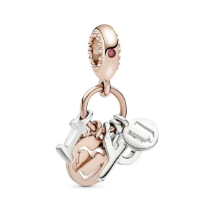 Pandora 78236czr Silver/Rose Charm