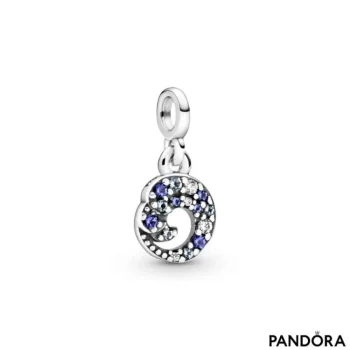 Pandora 799010c01 Blue / White Me Collection Charm