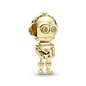 Pandora 769244c01 Golden Star Wars Charm
